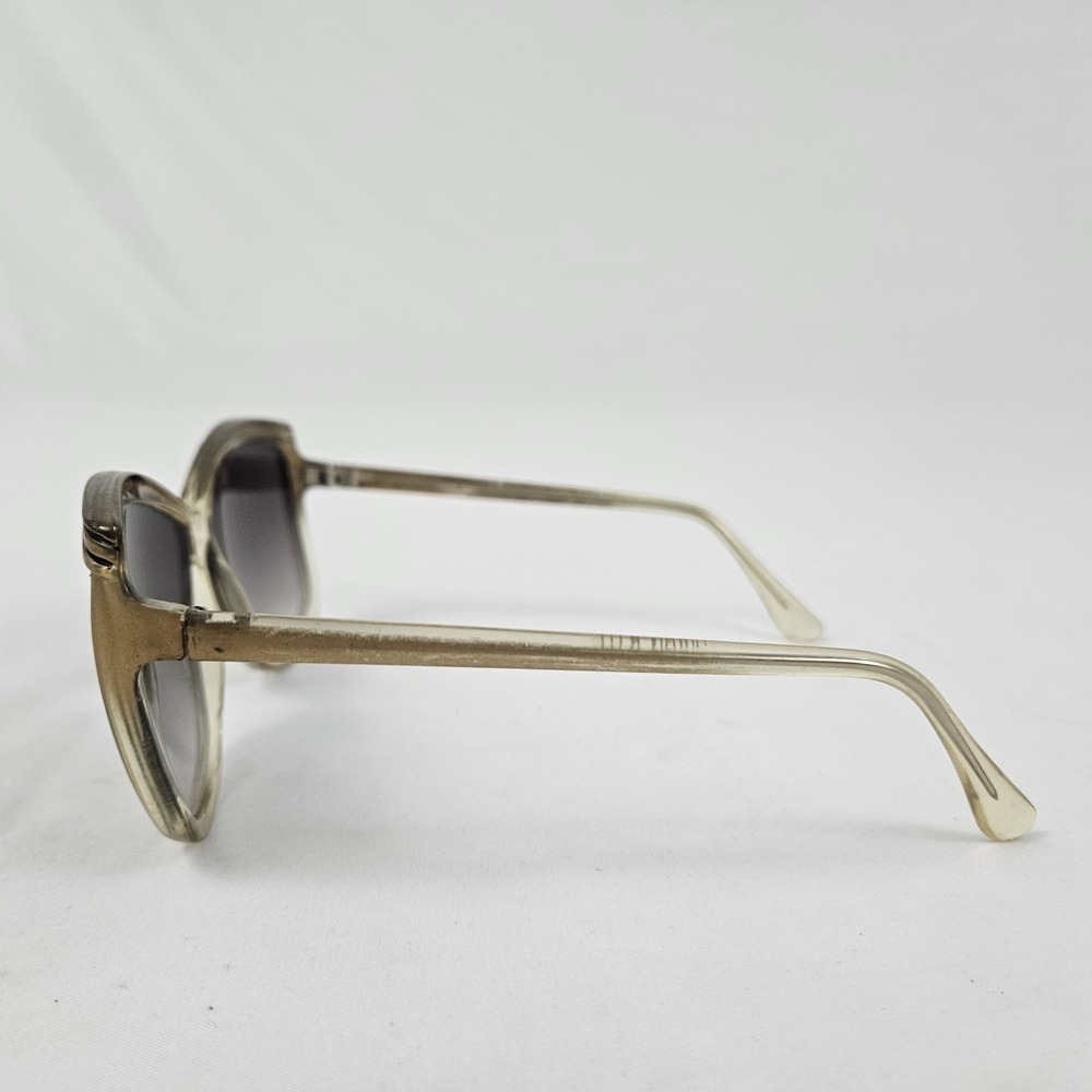 Cool Ray Sunglasses Oversized Clear Gold Butterfly Retro 1980's Vintage - Picture 5 of 13